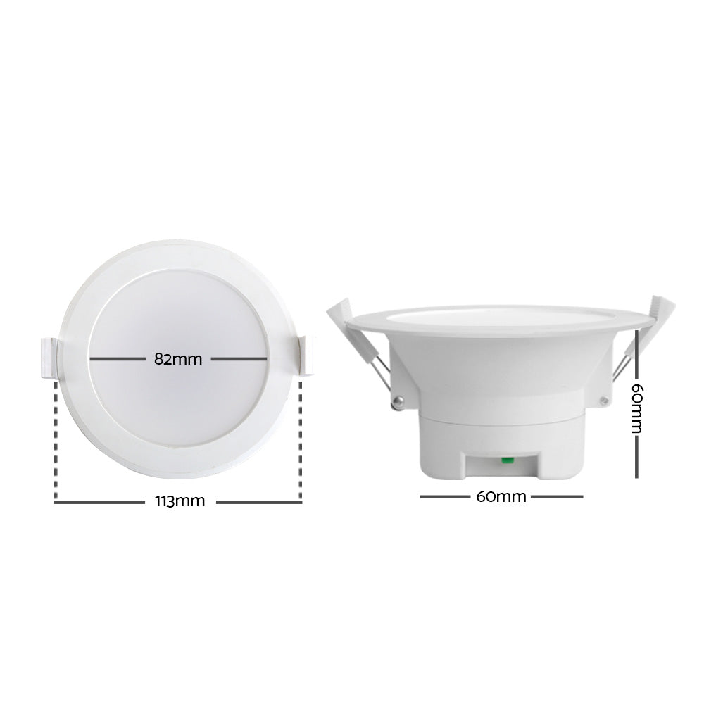20 x LUMEY LED Downlight Kit Ceiling Bathroom Light CCT Changeable 12W