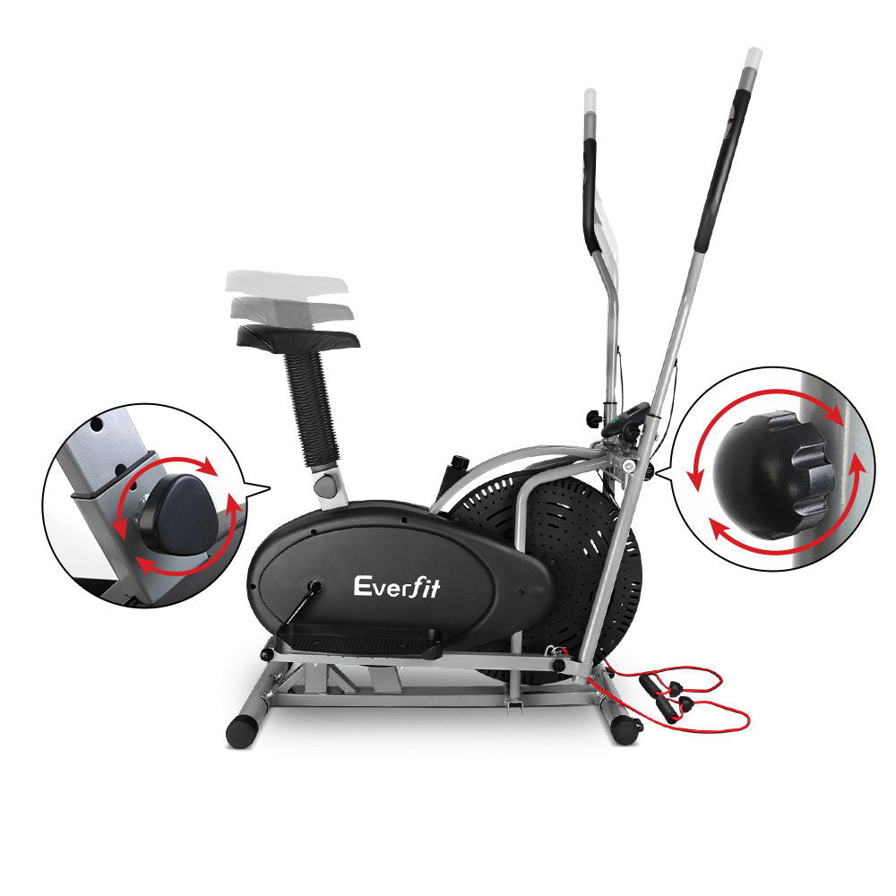 Everfit 4in1 Elliptical Cross Trainer Exercise Bike Bicycle Fitness