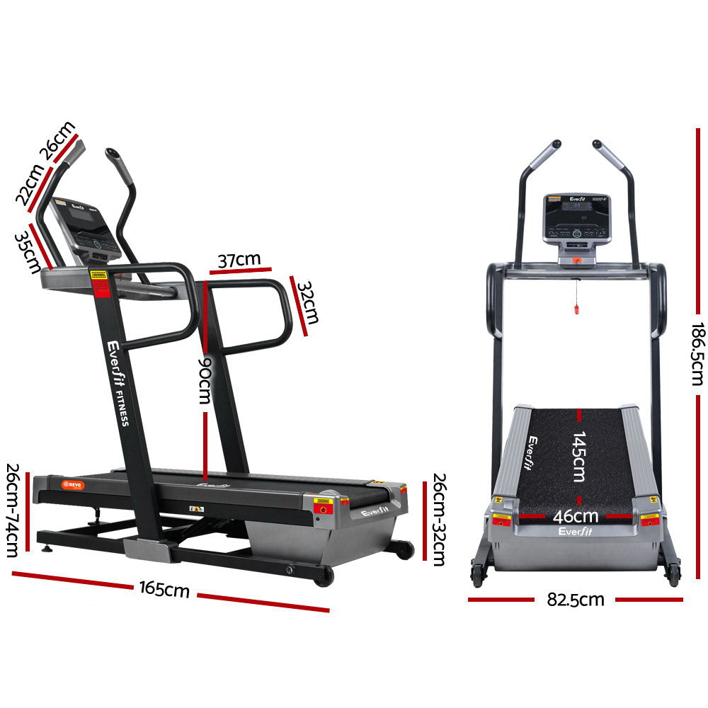 Everfit Electric Treadmill Auto Incline Trainer CM01 40 Level Incline Gym Exercise Running Machine Fitness