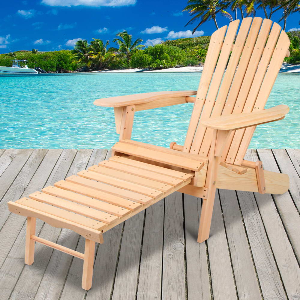 Gardeon Outdoor Furniture Sun Lounge Chairs Beach Chair Recliner Adirondack Patio Garden