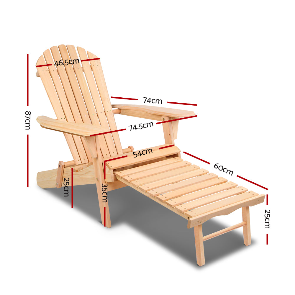 Gardeon Set of 2 Outdoor Sun Lounge Chairs Patio Furniture Beach Chair Lounger
