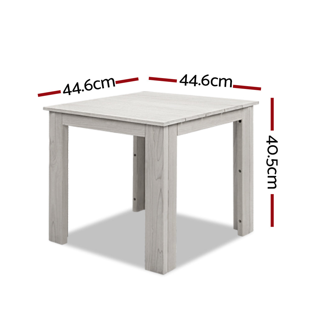 Gardeon 3pc Adirondack Outdoor Beach Chair Table Beige