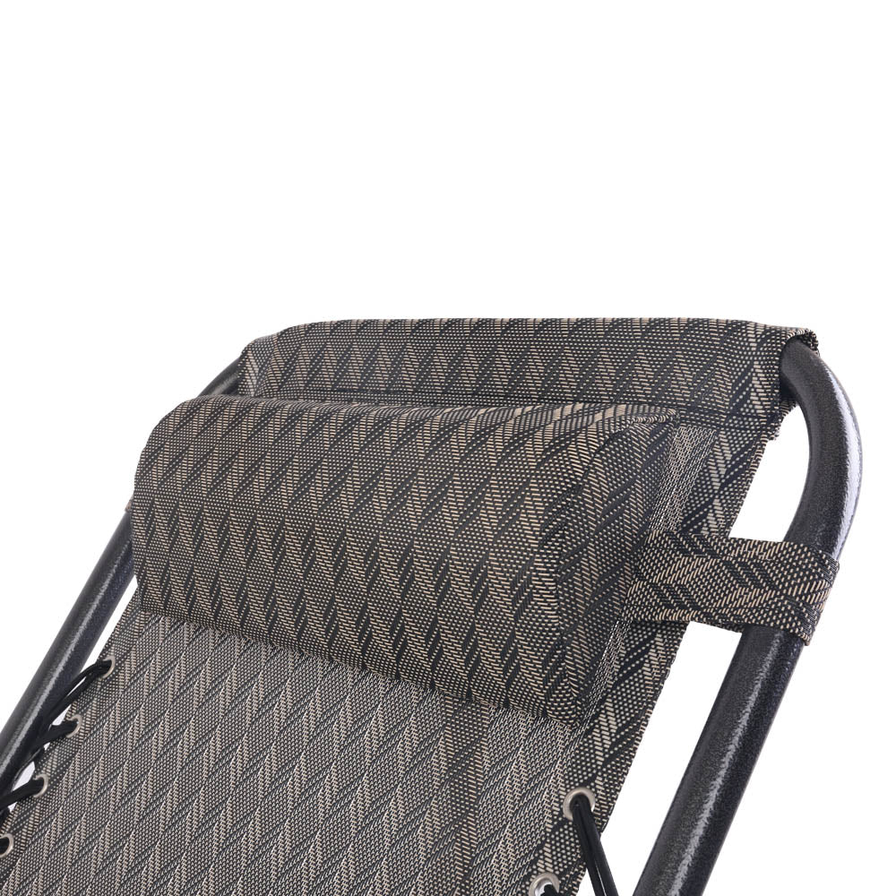 Gardeon Outdoor Portable Recliner - Grey