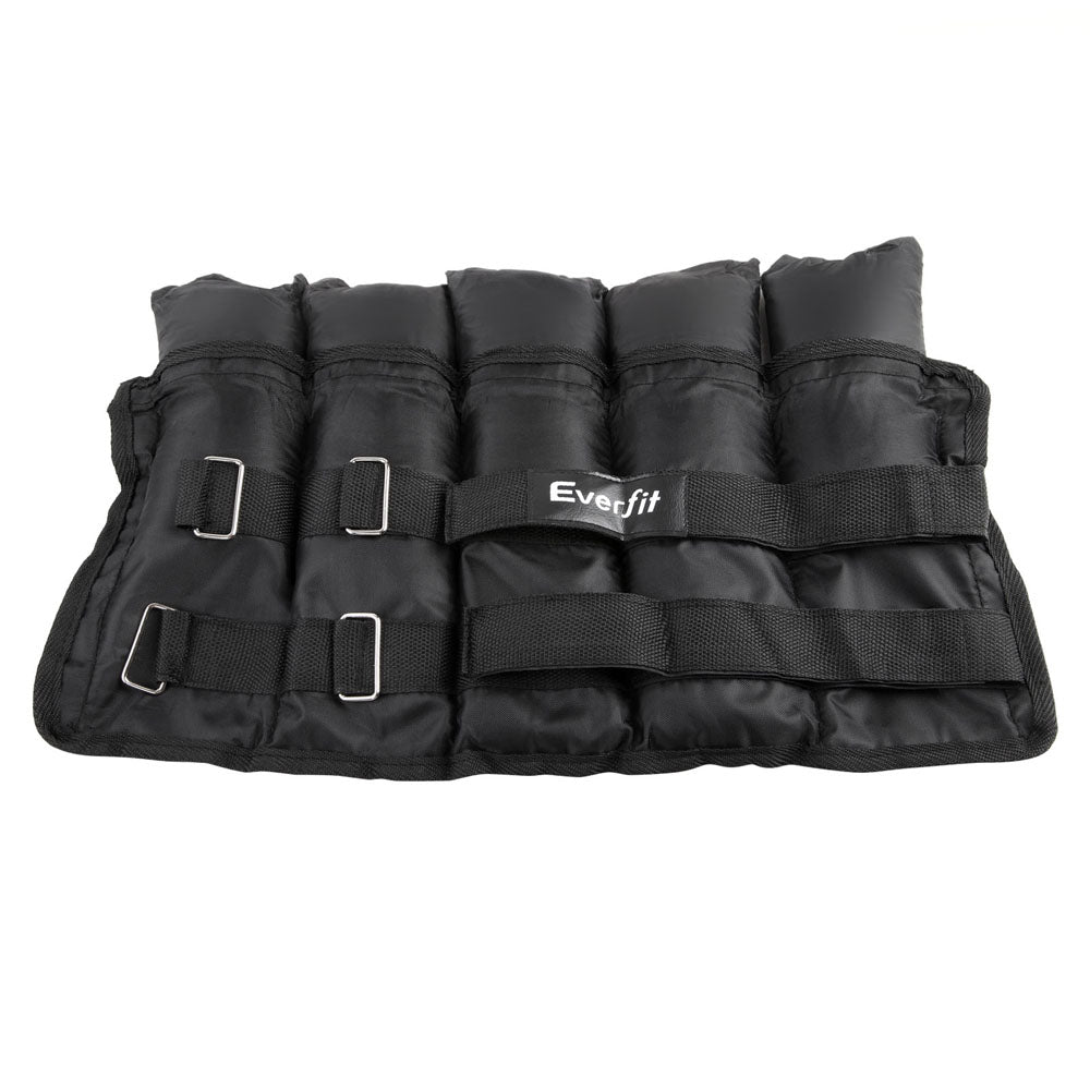 Everfit Set of 2 Wrist Ankle Weights 5kg with Straps