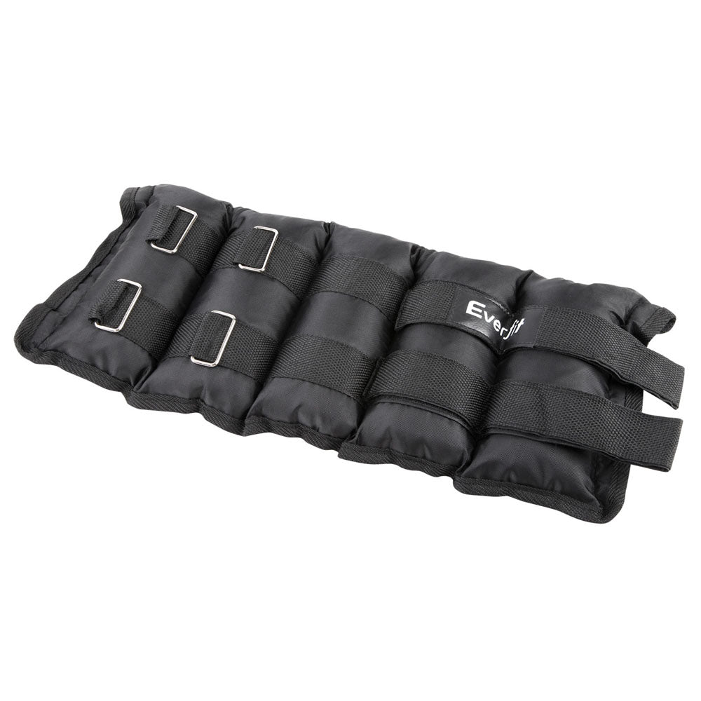 Everfit Set of 2 Wrist Ankle Weights 5kg with Straps