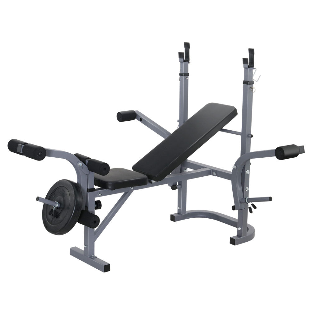 Everfit Multi-Station Weight Bench Press Weights Equipment Fitness Hom