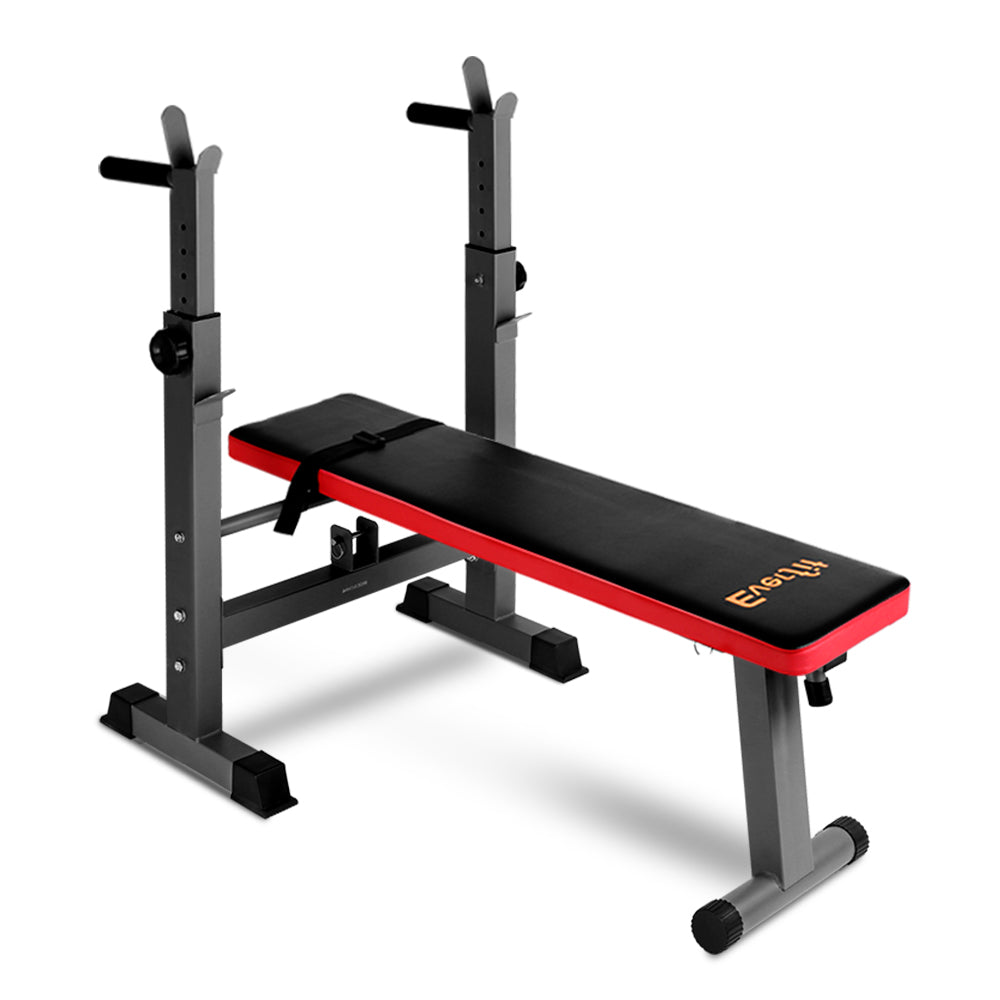 Everfit Multi Station Weight Bench Press Weights Equipment Fitness Home Gym Red