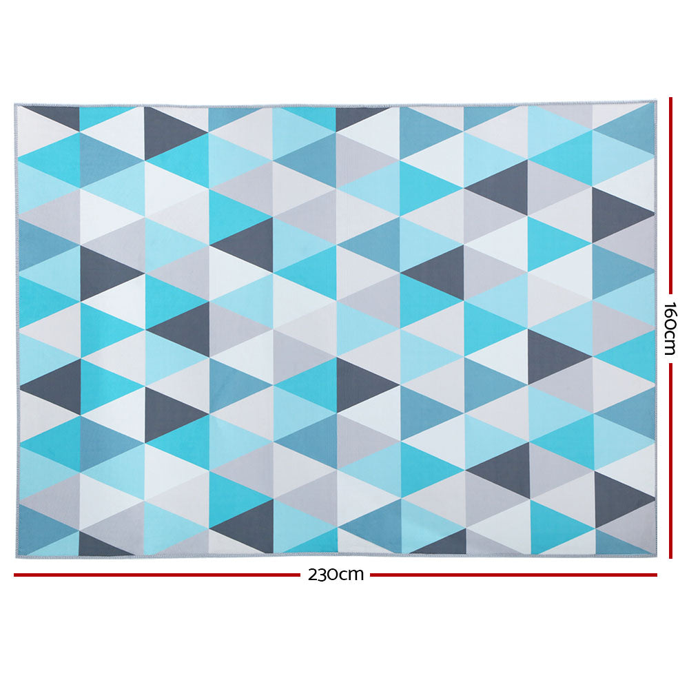 Artiss Short Pile Floor Rug 160x230cm Tria