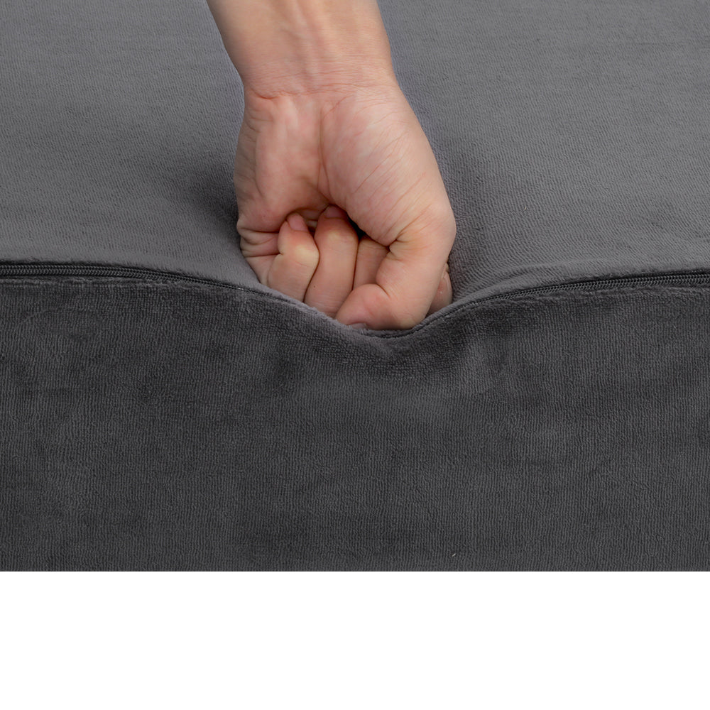 Giselle Bedding Folding Foam Portable Mattress Grey