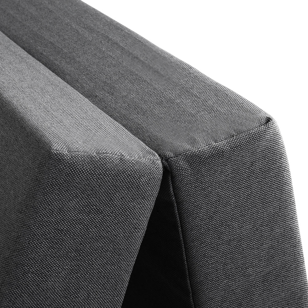 Giselle Bedding Double Size Folding Foam Mattress Portable Bed Mat Dark Grey