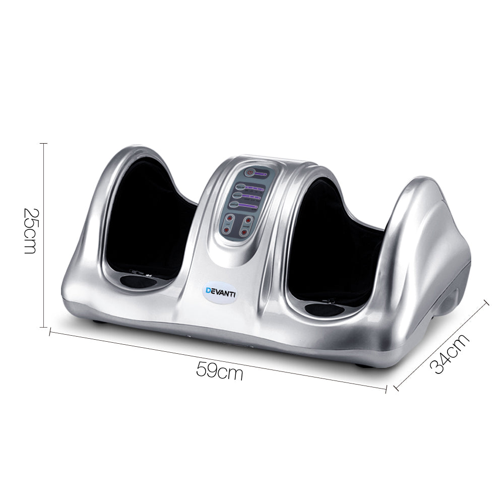 Devanti Foot Massager - Silver