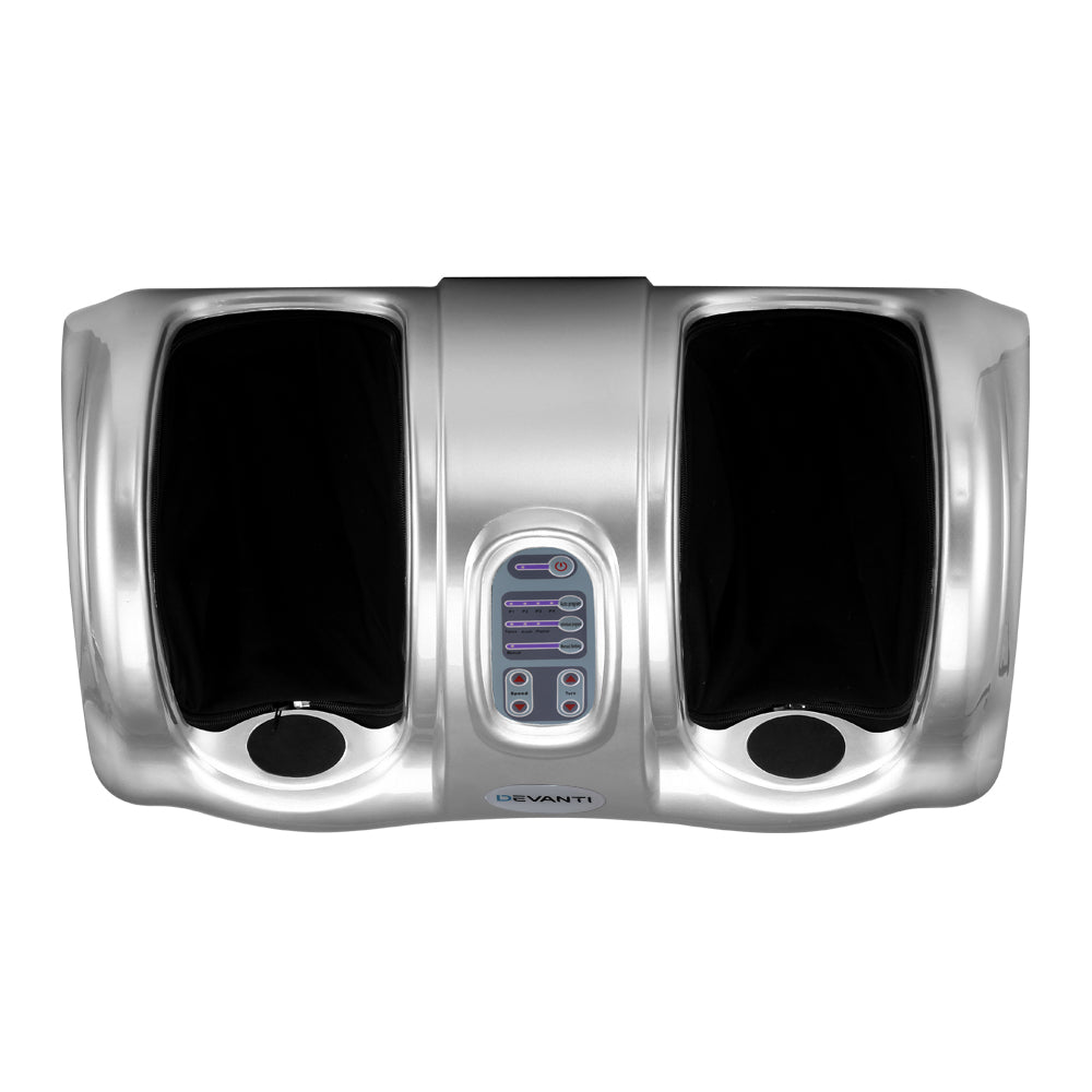 Devanti Foot Massager - Silver