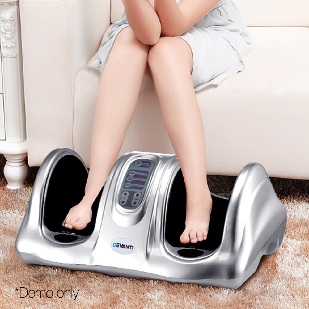 Devanti Foot Massager - Silver
