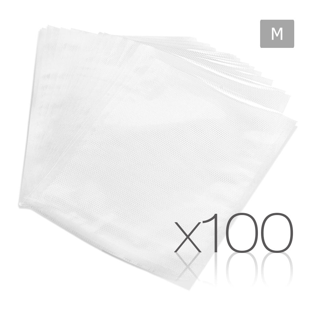 Set of 100 Medium Food Sealer Bags