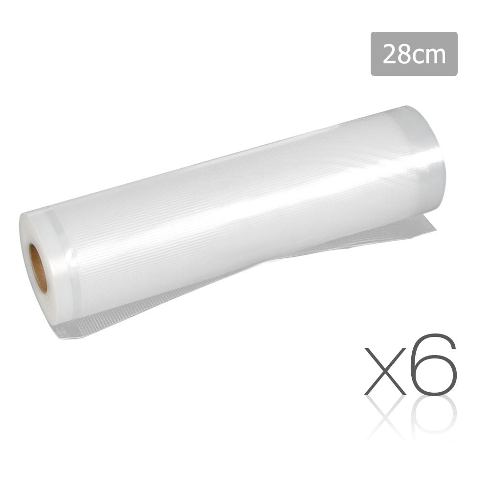 Set of 6 Food Sealer Roll 28cm