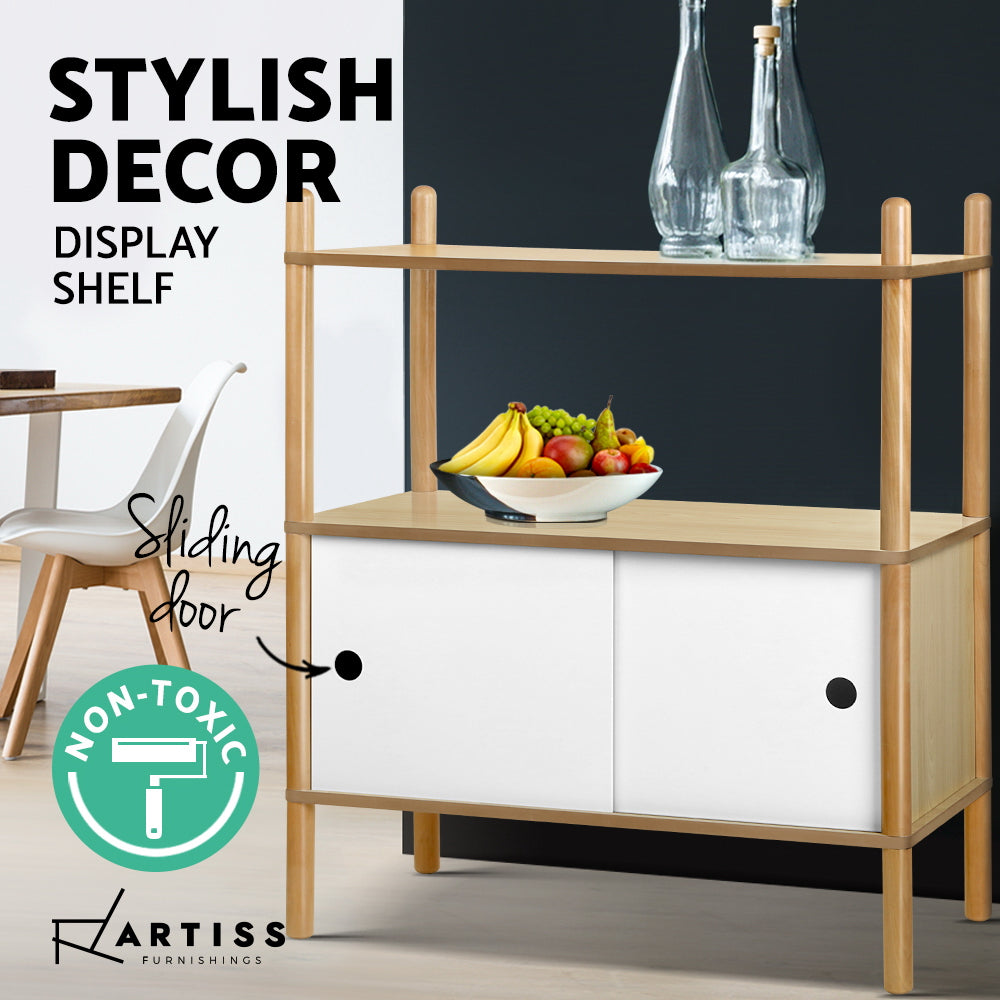 Artiss Display Cabinet Storage Shelves Cupboard Table Sideboard Buffet