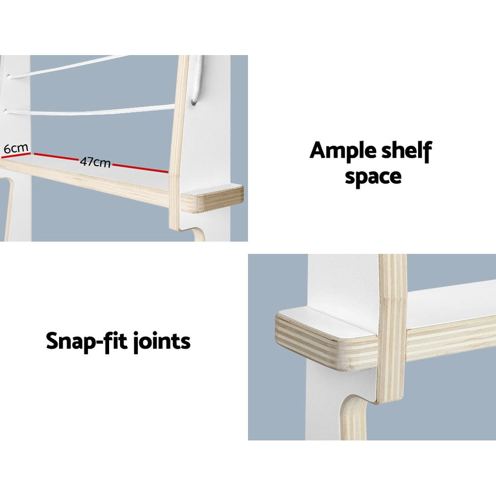 Artiss Wall Floating Shelf Kids Display Furniture Children Bookshelf