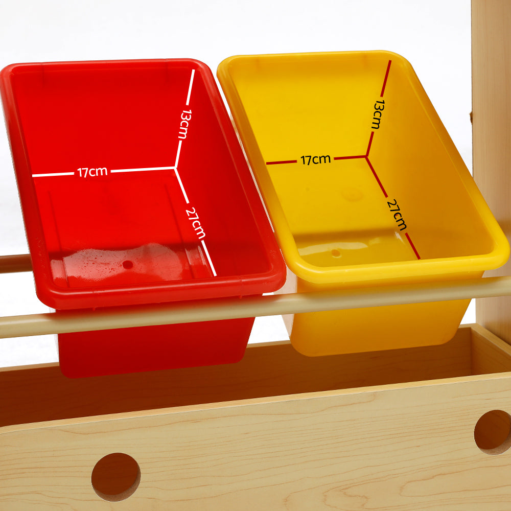 Keezi Kids Bookcase Children Bookshelf Toy Storage Box Organizer Display Rack