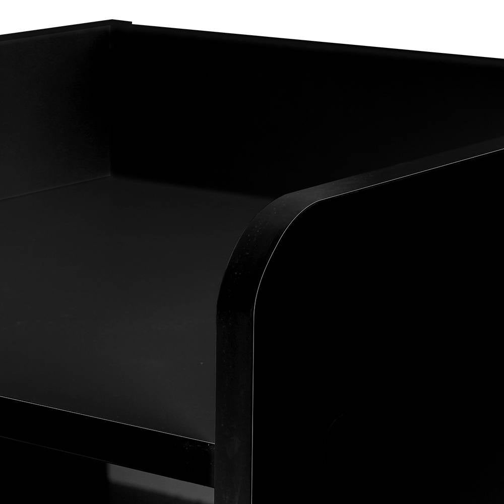 Artiss Bedside Table Drawer - Black