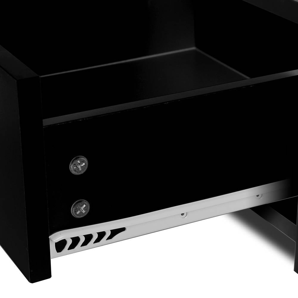 Artiss Bedside Table Drawer - Black