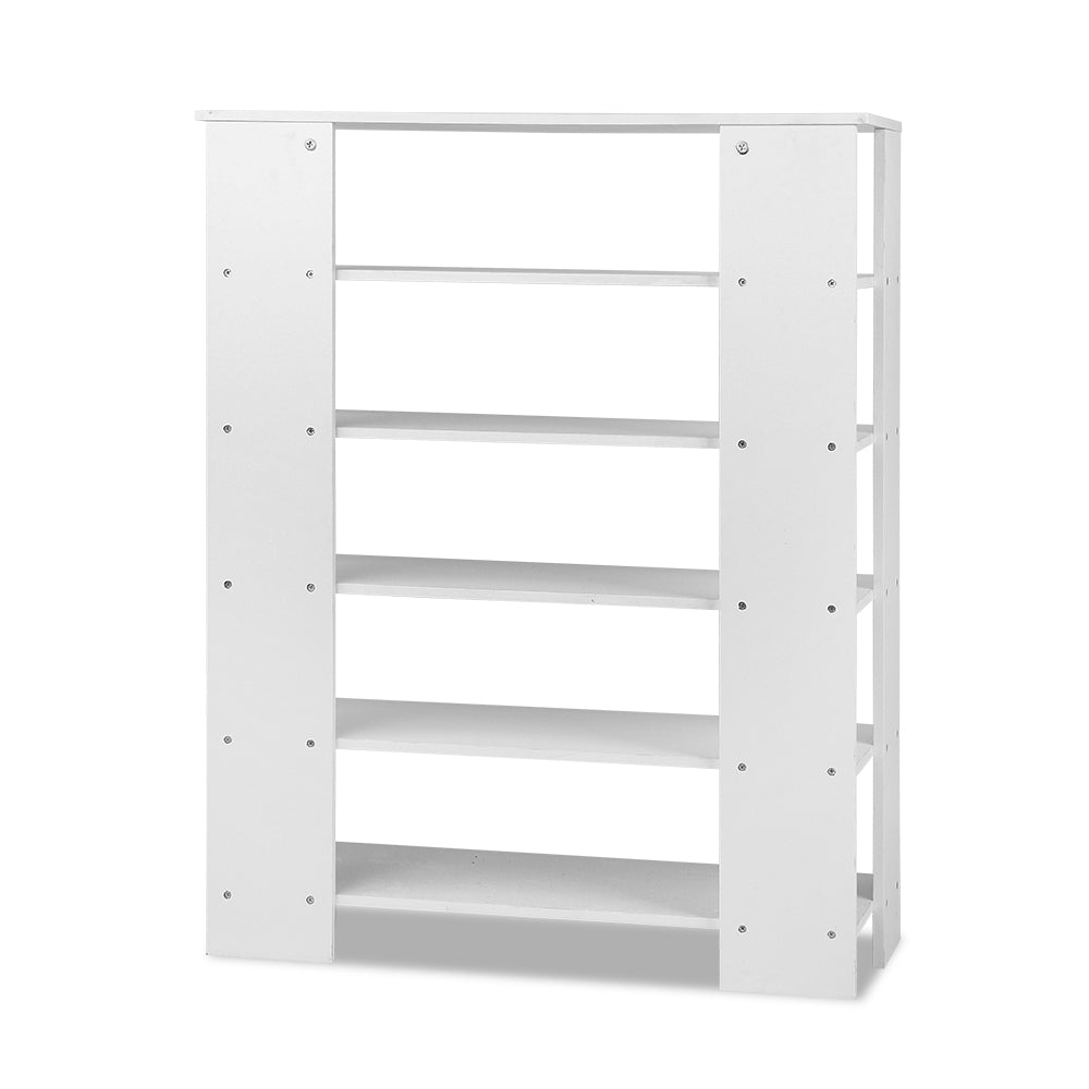 Artiss 6-Tier Shoe Rack Cabinet - White