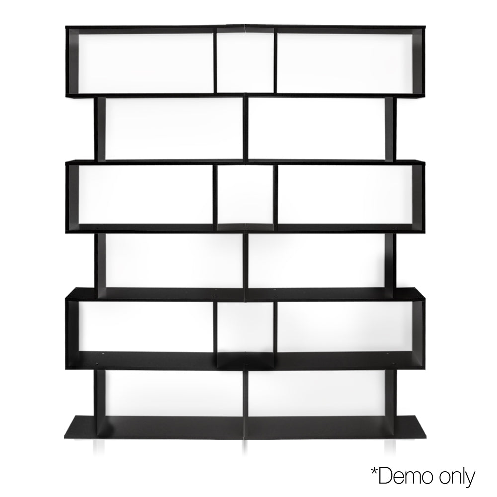 Artiss 6 Tier Display Shelf - Black