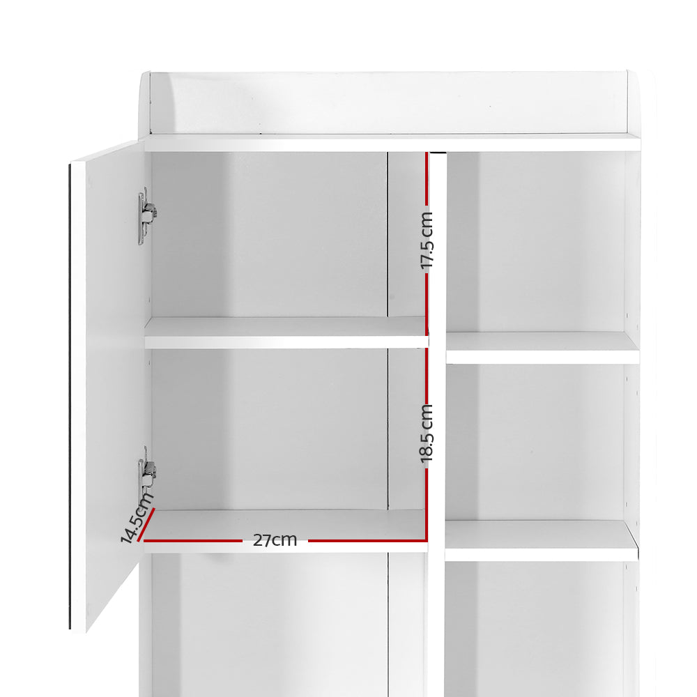 Artiss Dressing Table Stool Mirror Jewellery Cabinet Drawer White