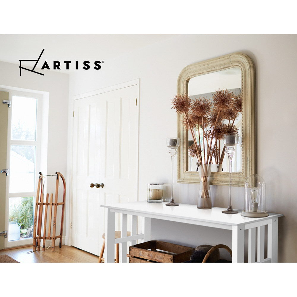 Artiss Console Table Hallway White Sideboard Desk Hall Entry Display Shelf Stand White