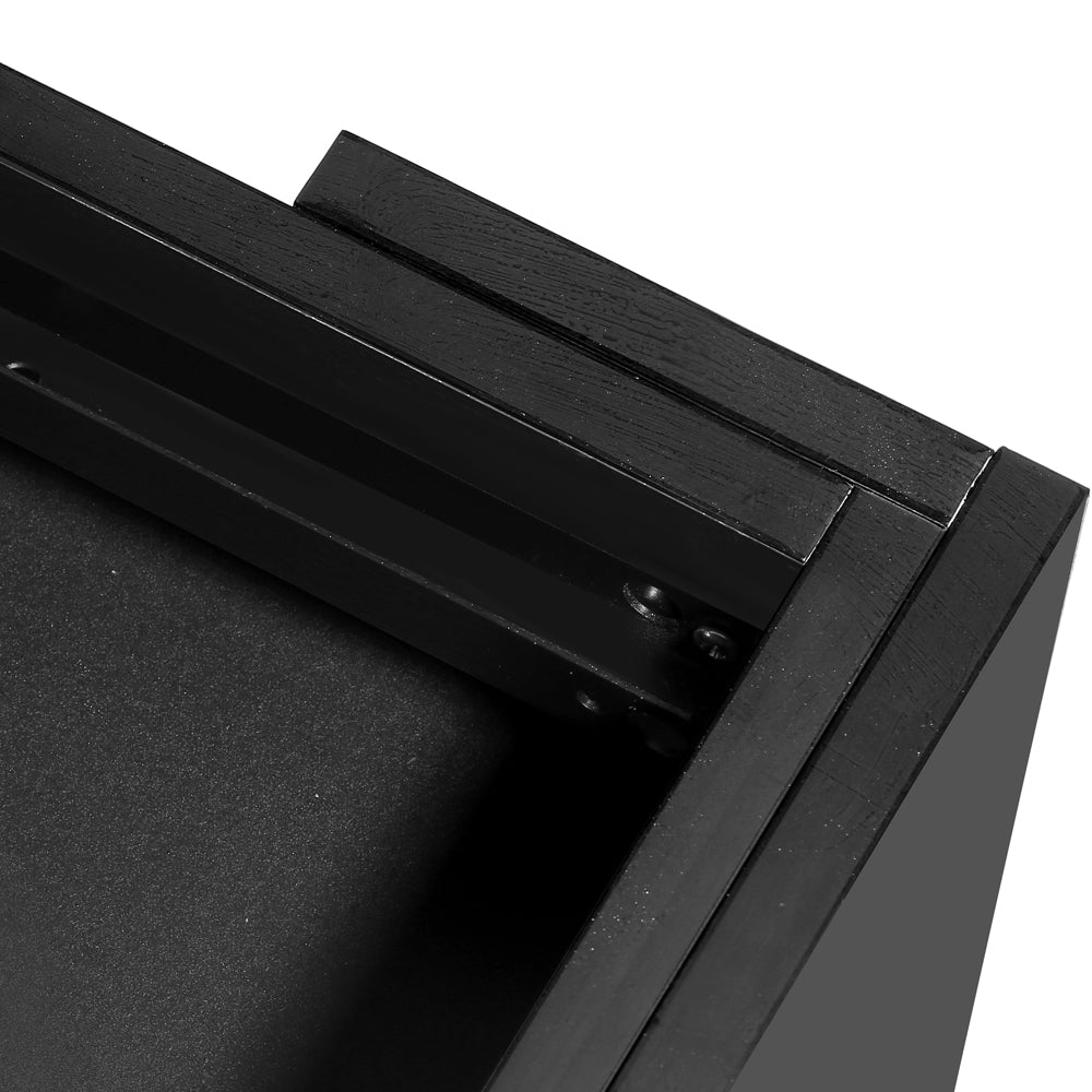 Artiss Lift Up Top Coffee Table Storage Shelf Black