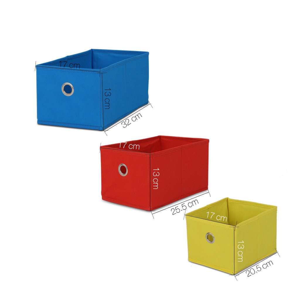 Removable Fabric Multi-bin Toy Box