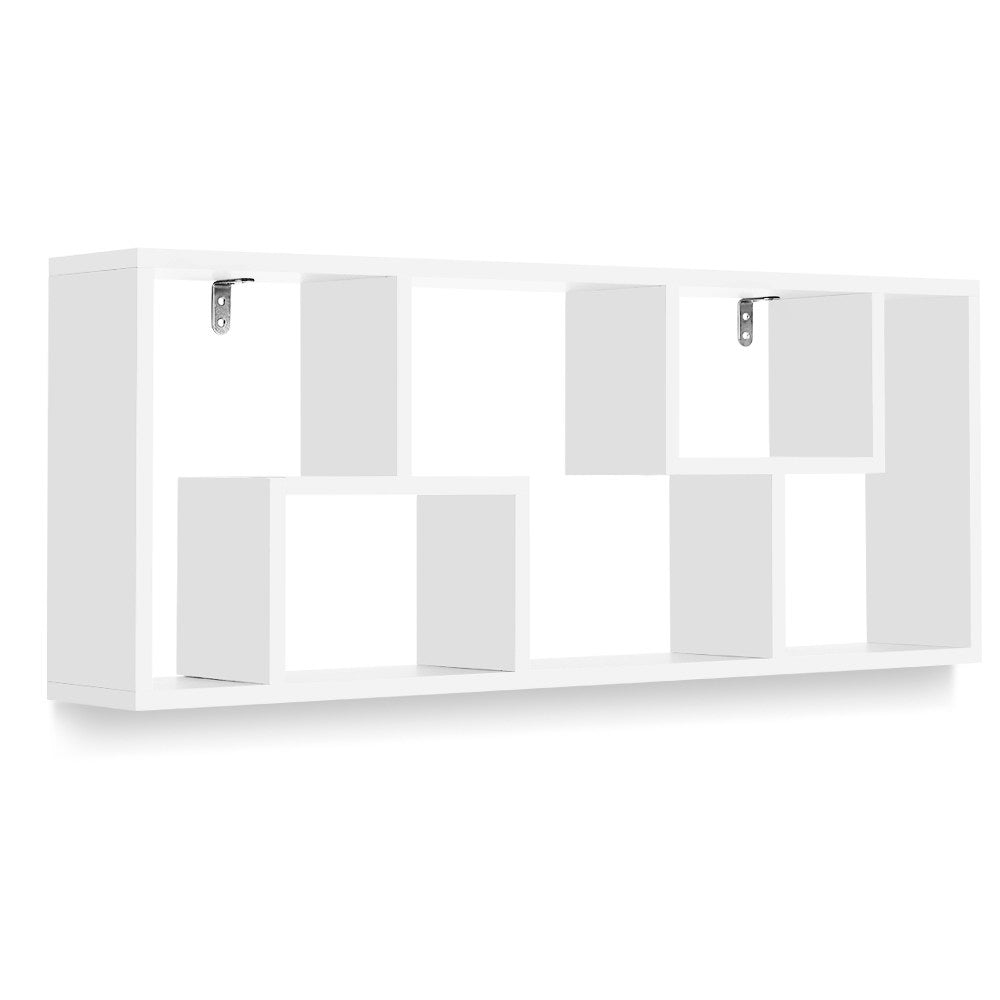 Artiss Floating Wall Shelf DIY Mount Storage Display Rack Bookcase White