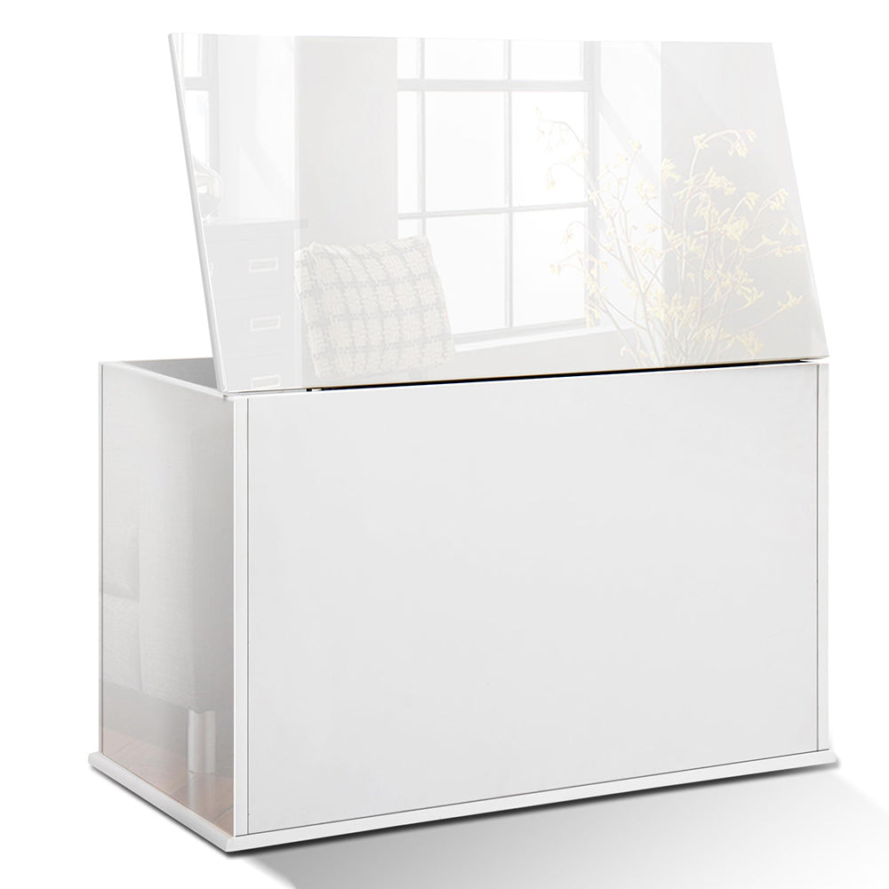 Artiss Baby Toy Box Nursery Wood Storage Chest Organizer - White