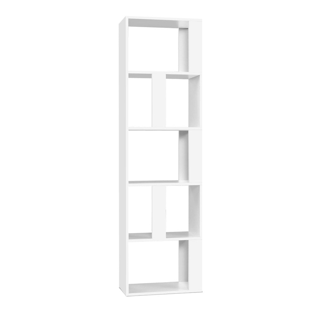 Artiss Display Shelf 5 Tier Storage Bookshelf Bookcase Ladder Stand Rack