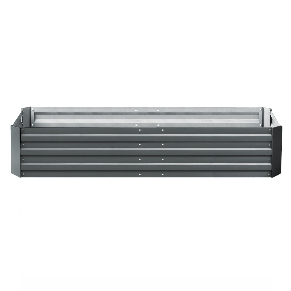 Greenfingers Garden Bed 2PCS 210X90X30cm Galvanised Steel Raised Planter