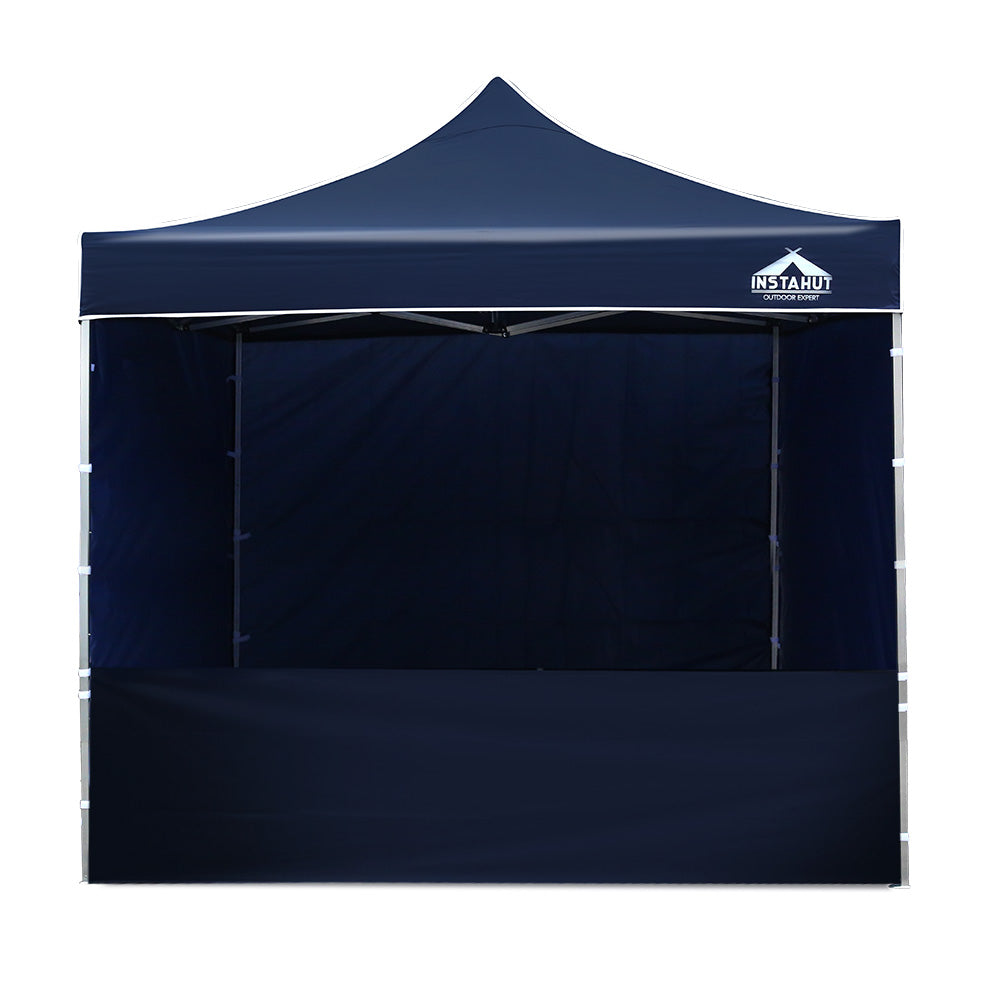 Instahut 3 x 3m Aluminium Pop Up Gazebo - Navy