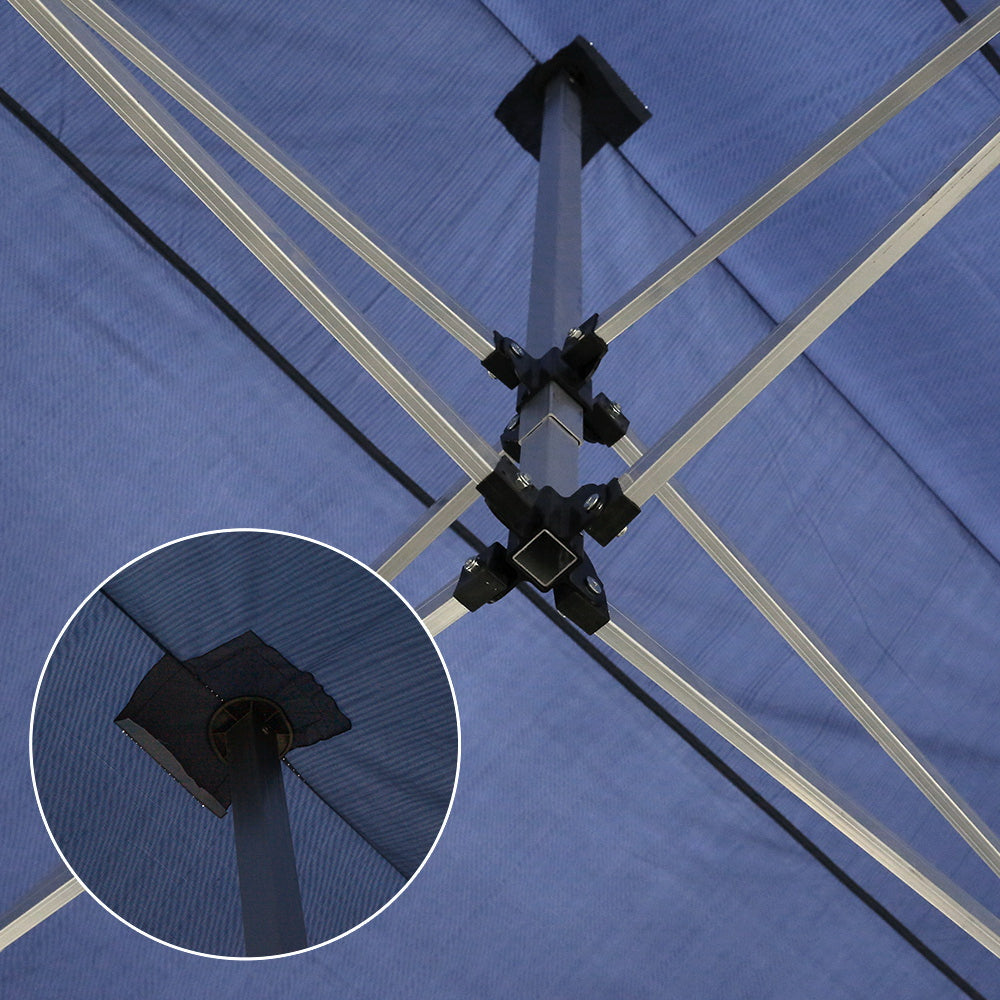 Instahut 3 x 3m Aluminium Pop Up Gazebo - Navy