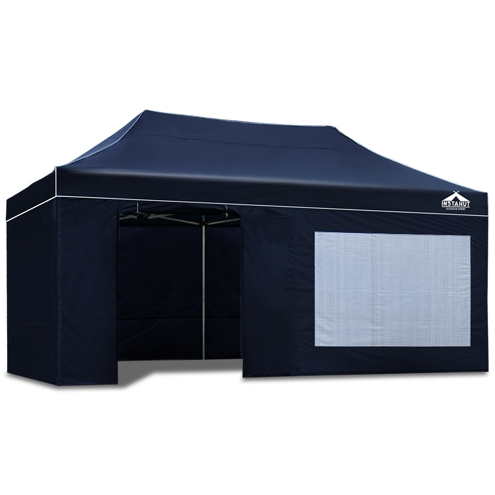 Instahut 3 x 6m Aluminium Pop Up Gazebo - Navy