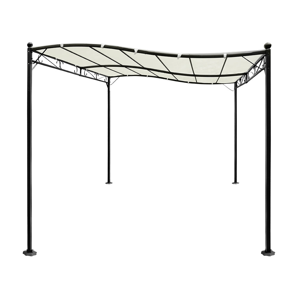 Instahut Gazebo 3x2.55m Party Marquee Outdoor Wedding Tent Iron Art Canopy