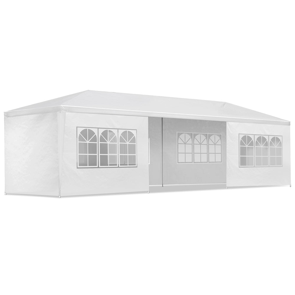 Instahut Gazebo 3m x 9m - White