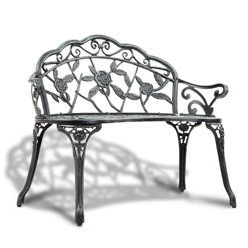 Gardeon Victorian Garden Bench - Green