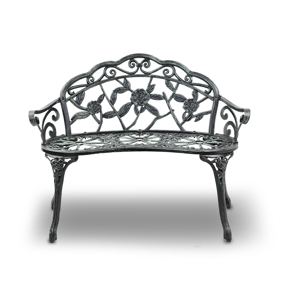 Gardeon Victorian Garden Bench - Green