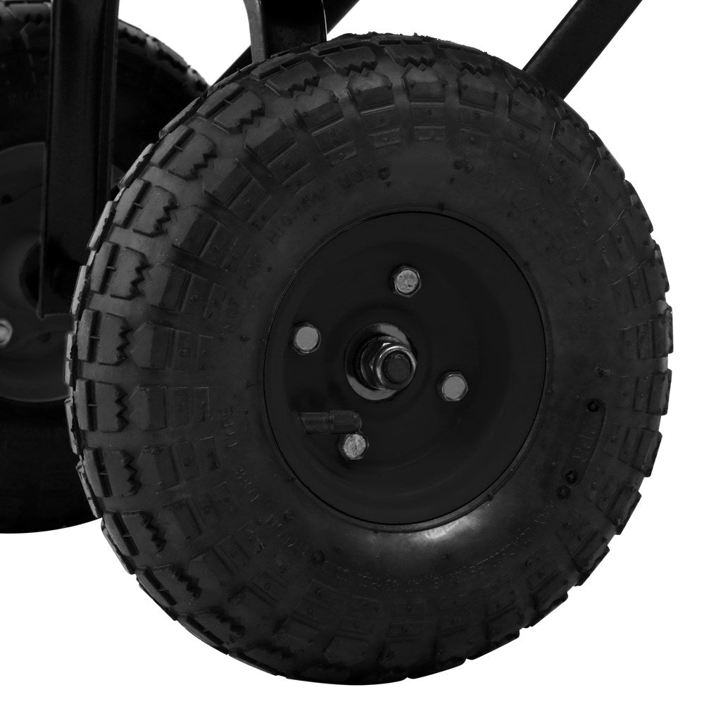 Gardeon 75L Garden Dump Cart - Black
