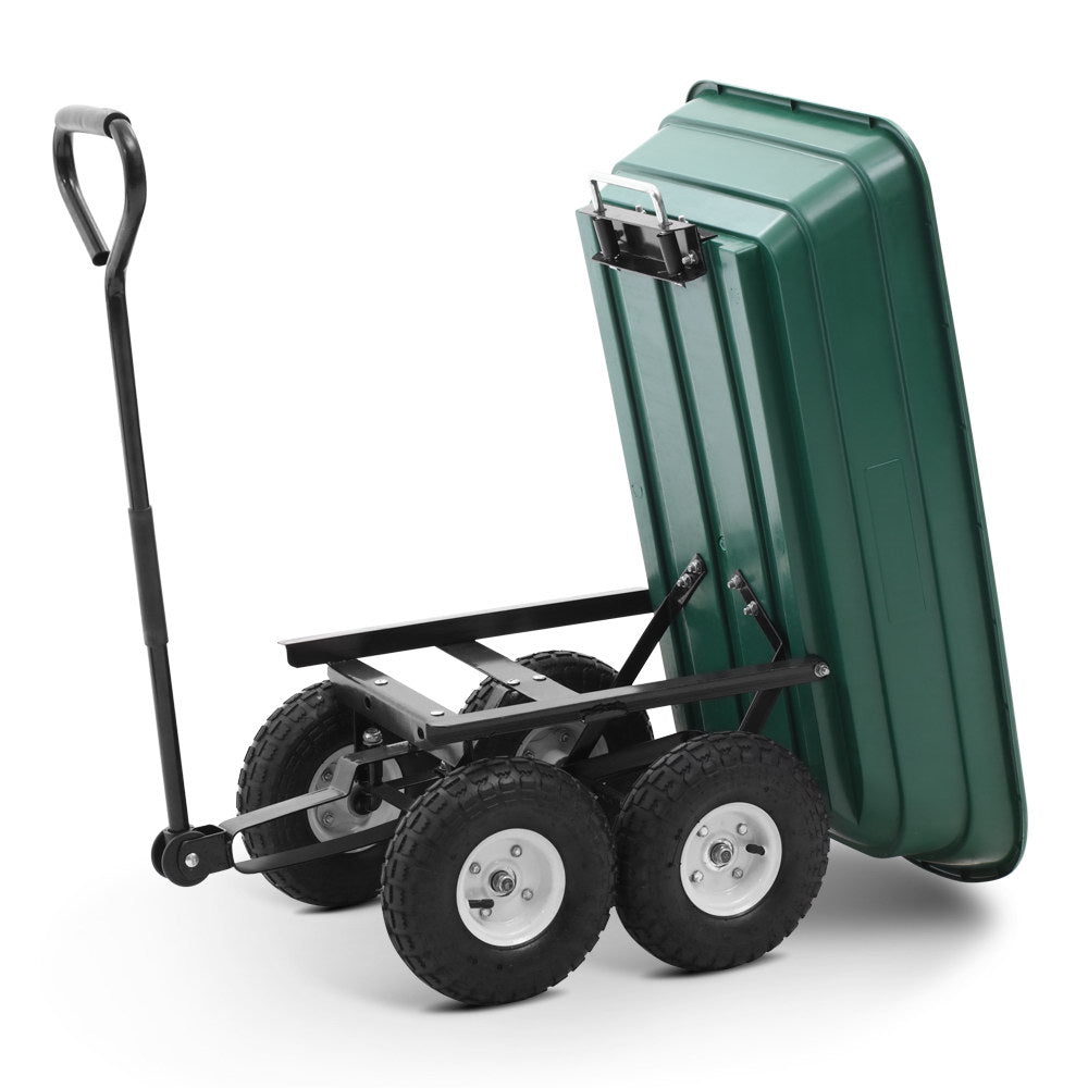Gardeon 75L Garden Dump Cart - Green