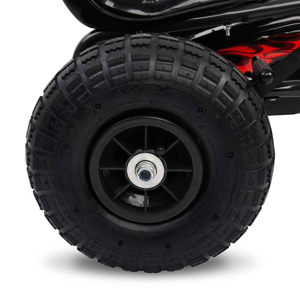 Rigo Kids Pedal Go Kart Car Ride On Toys Racing Bike Rubber Tyre Adjustable Seat