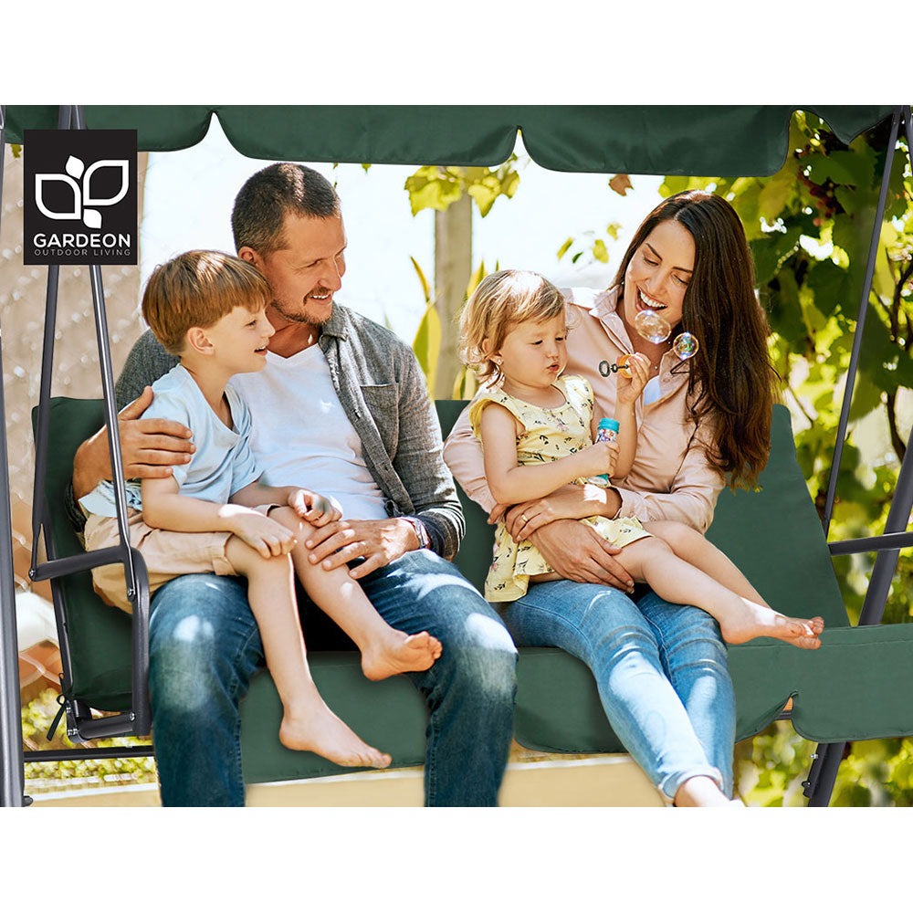 Gardeon Outdoor Swing Chair Hammock 3 Seater Garden Canopy Bench Seat Backyard