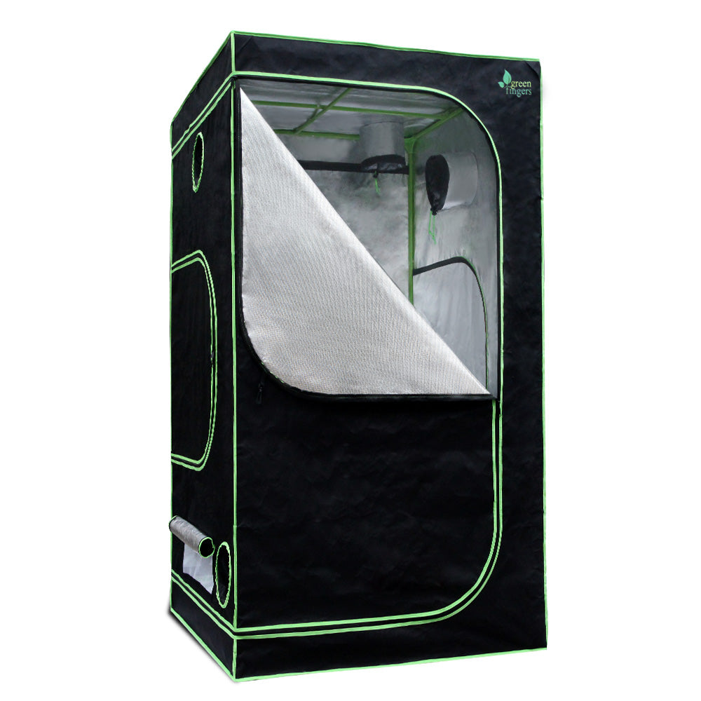 Greenfingers 1680D 1MX1MX2M Hydroponics Grow Tent Kits Hydroponic Grow System