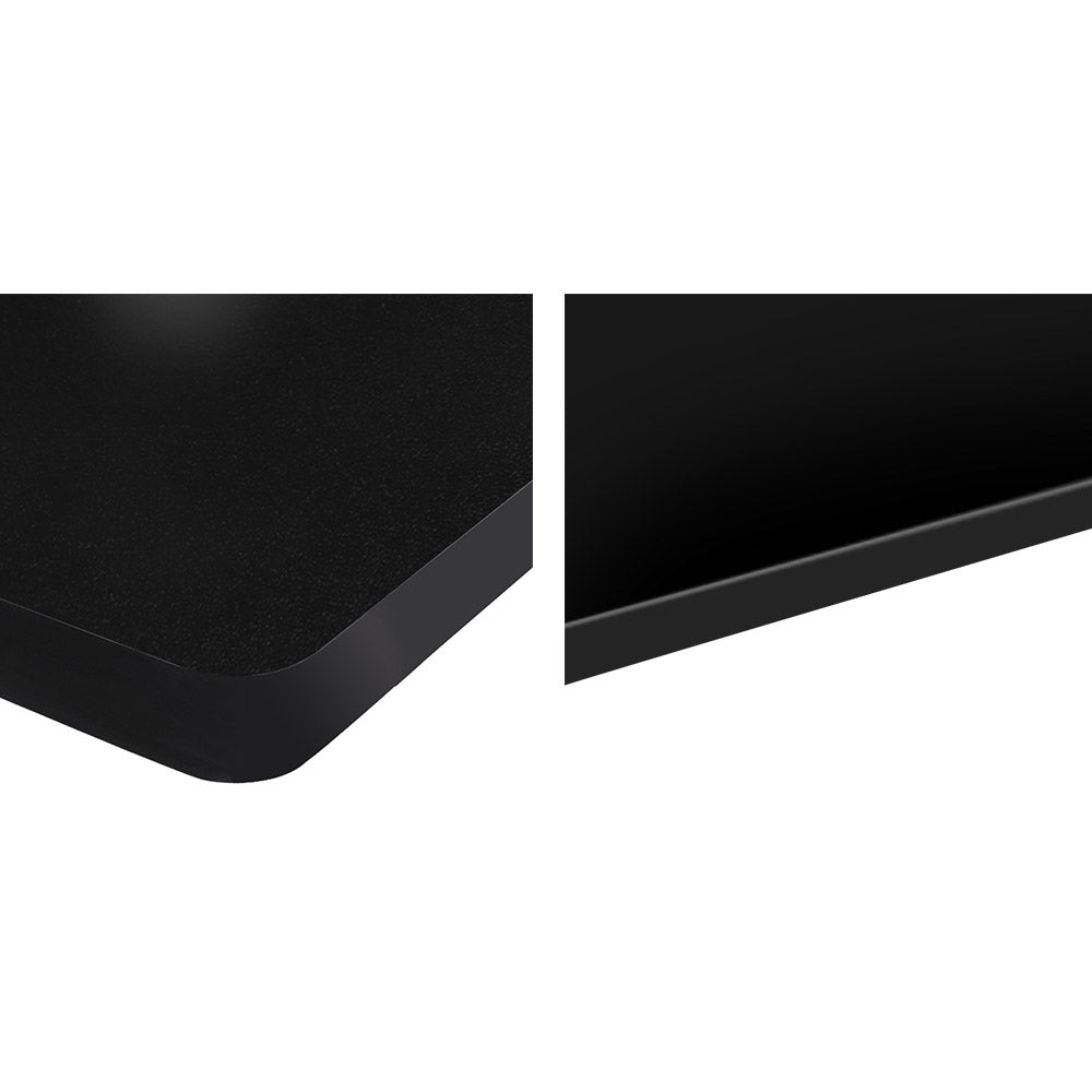 Electric Motorised Height Adjustable Standing Desk - Black Frame with 100cm Black Top