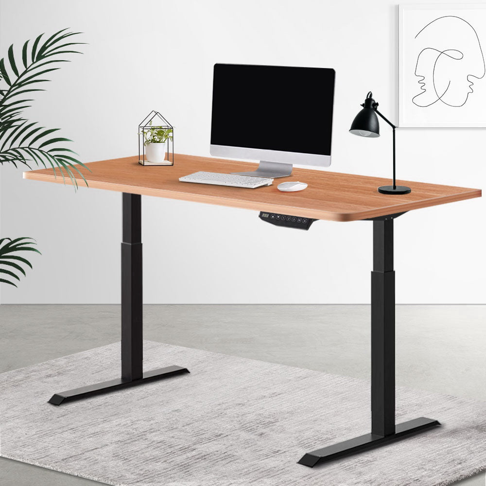 Artiss Standing Desk Motorised Sit Stand Table Height Adjustable Laptop Computer Desks Dual Motors 140cm