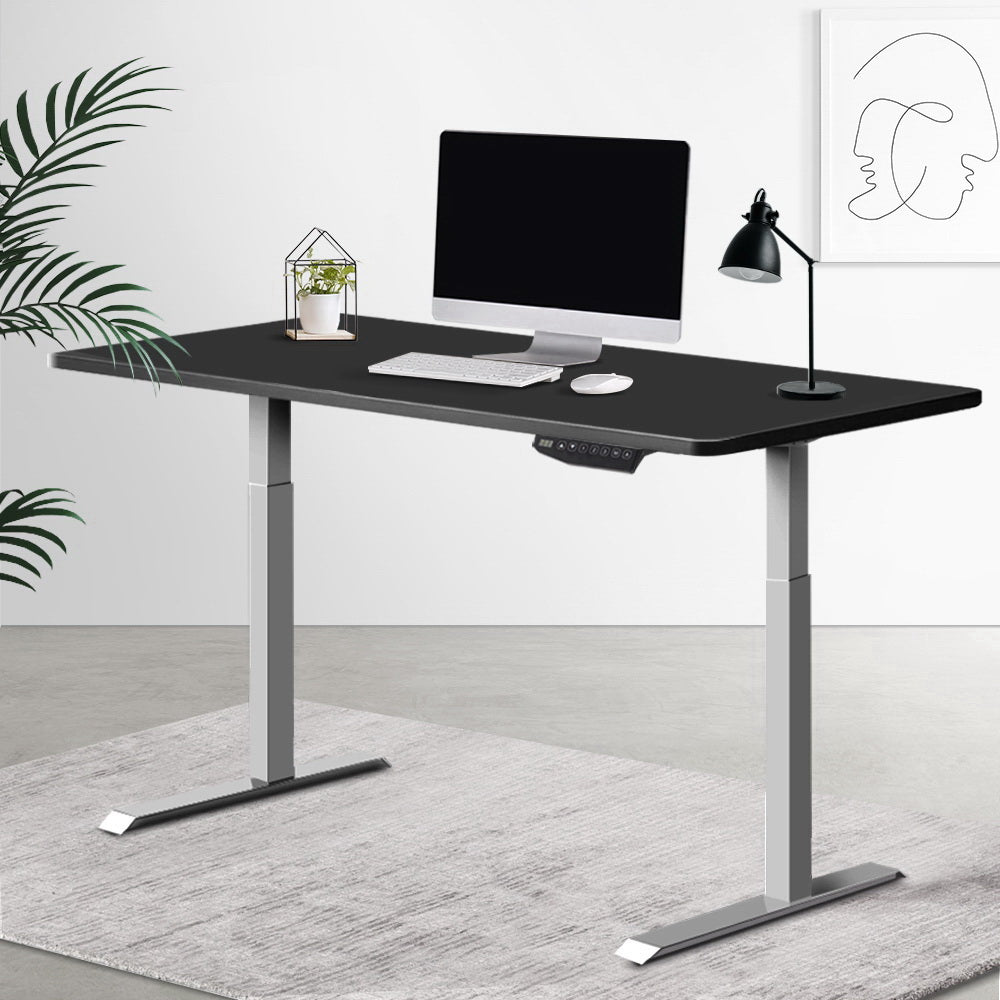 Artiss Standing Desk Motorised Sit Stand Table Riser Adjustable Computer Laptop Desks Dual Motors 140cm