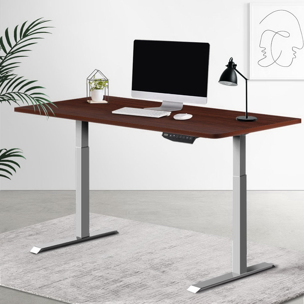 Artiss Standing Desk Sit Stand Laptop Computer Table Motorised Electric Dual Motors 140cm